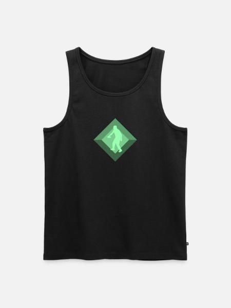 Discgolf Sportart Discgolf - Männer Premium Bio Tank Top - Schwarz