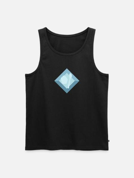 Muffin Backen Törtchen - Männer Premium Bio Tank Top - Schwarz