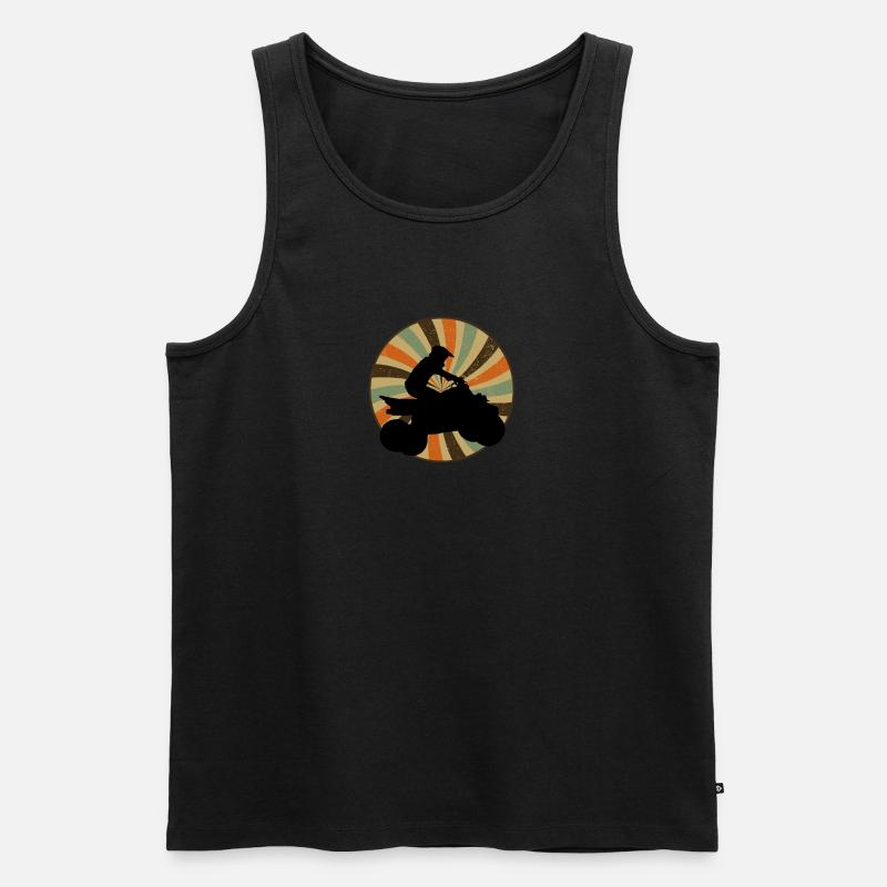 Stunt2 Quad - Männer Premium Bio Tank Top - Schwarz