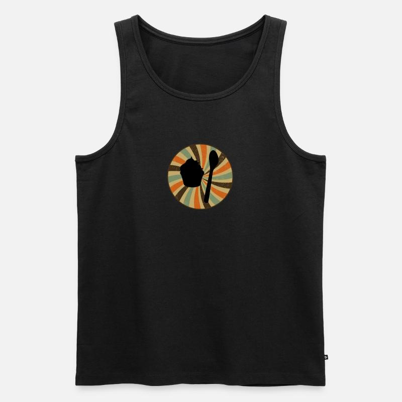 Muffin Törtchen - Männer Premium Bio Tank Top - Schwarz