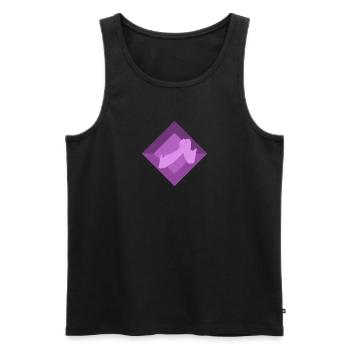 Arm Wrestling Bench Press Arm Wrestling - Men's Premium Organic Tank Top - black - Front - AI Model Male 178 light (178cm)