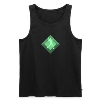 Dodgeball Dodgeball Team - Men's Premium Organic Tank Top - black - Front - Michal (187cm)