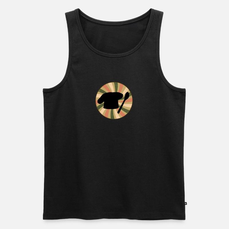 Baking Muffin - Männer Premium Bio Tank Top - Schwarz