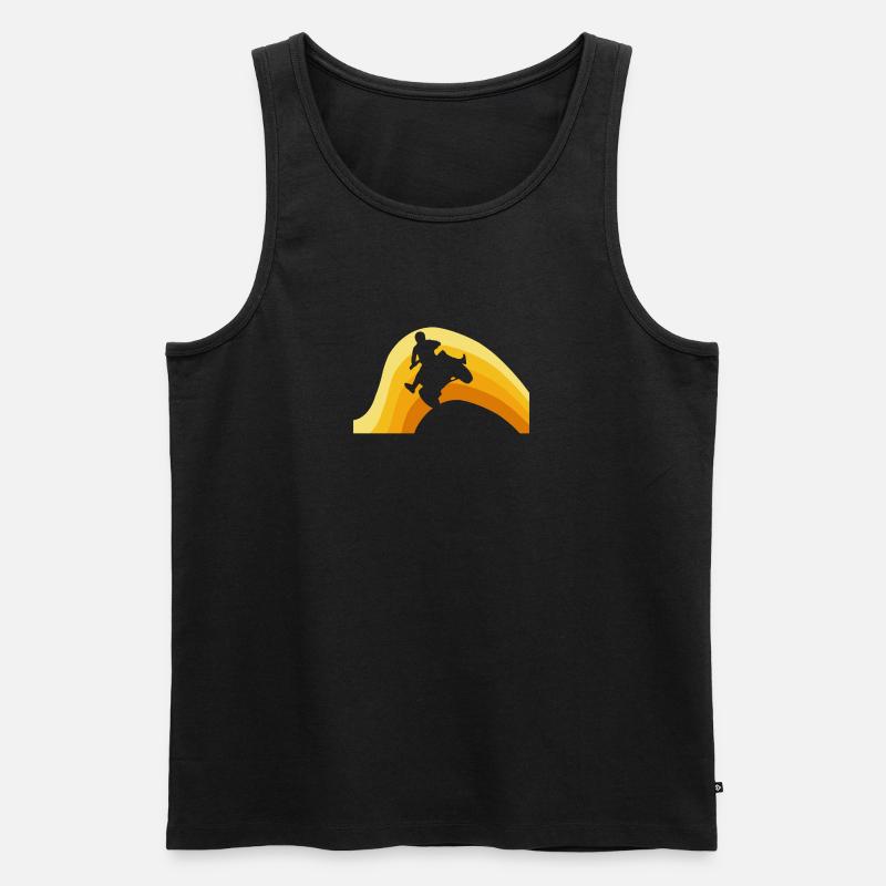 Stuntman Stunt - Männer Premium Bio Tank Top - Schwarz