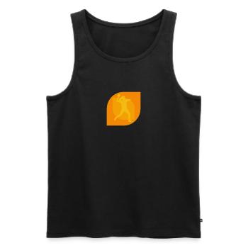 Dodgeball Dodgeball Player Dodgeball - Men's Premium Organic Tank Top - black - Front - AI Model Male 178 light (178cm)