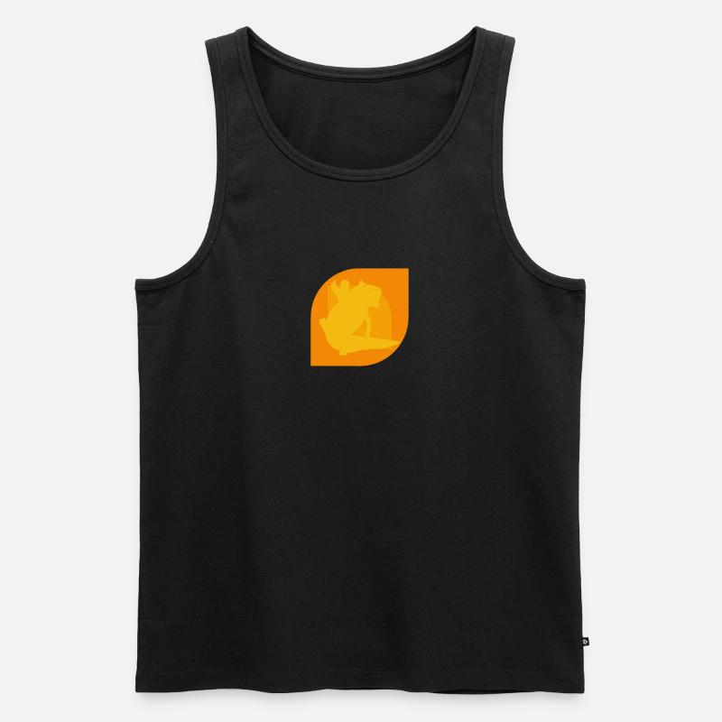 Cute Cute Axolotls - Männer Premium Bio Tank Top - Schwarz