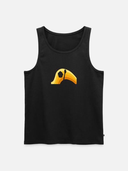 Bäckerin Törtchen - Männer Premium Bio Tank Top - Schwarz