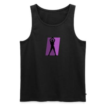Aerobics Aerobic Acrobatics - Männer Premium Bio Tank Top - Schwarz - Vorne - Michal (187cm)