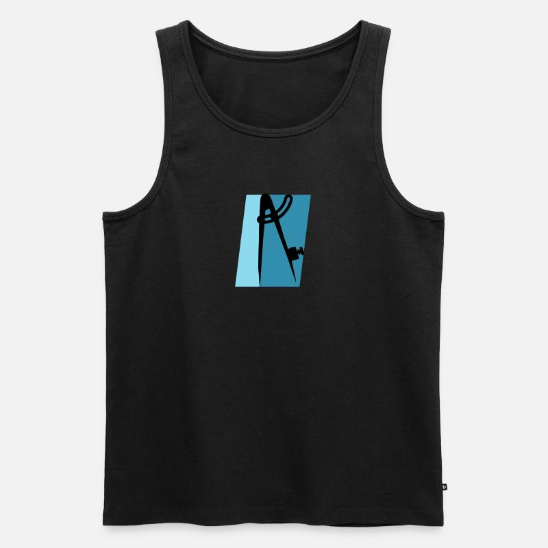 Architekt Konstrukteur Konstrukteur - Männer Premium Bio Tank Top - Schwarz
