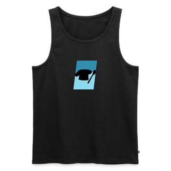 Backwaren Muffin Backen - Männer Premium Bio Tank Top - Schwarz - Vorne - Michal (187cm)
