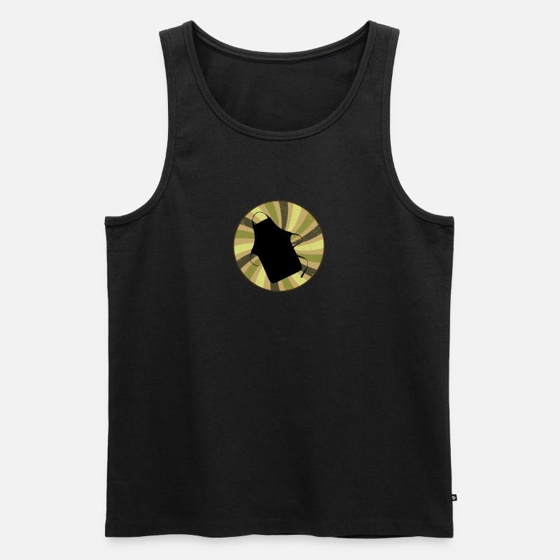 Backwaren Backen - Männer Premium Bio Tank Top - Schwarz