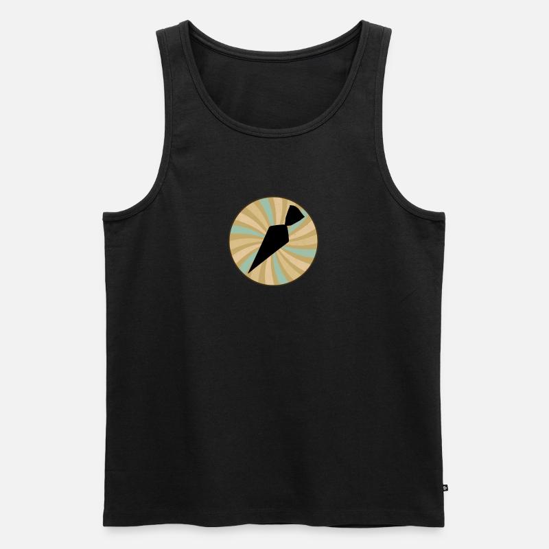 Baking Backwaren Backen - Männer Premium Bio Tank Top - Schwarz