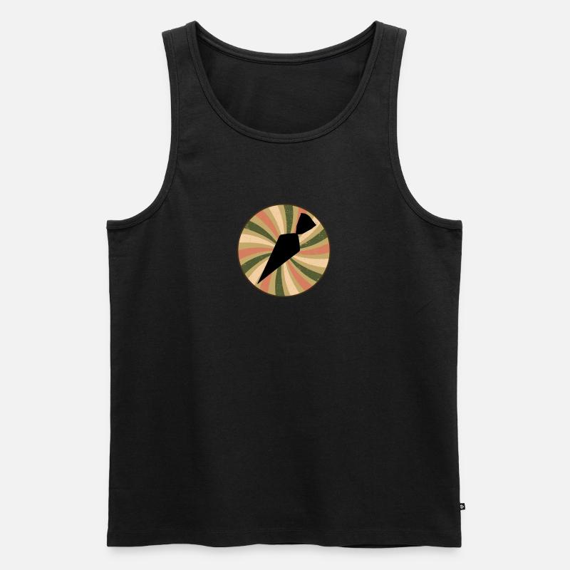 Backen Baking - Männer Premium Bio Tank Top - Schwarz