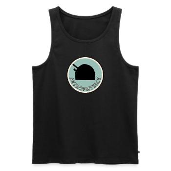 Astrophysics Celestial Bodies - Men's Premium Organic Tank Top - black - Front - AI Model Male 178 light (178cm)