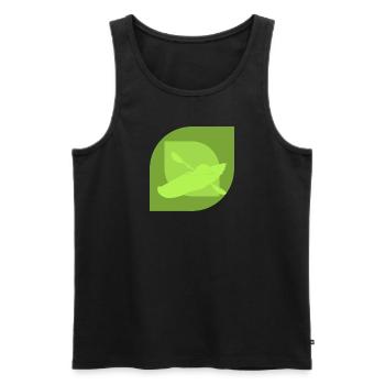 Kayaking Rowing Whitewater - Men's Premium Organic Tank Top - black - Front - AI Model Male 178 light (178cm)