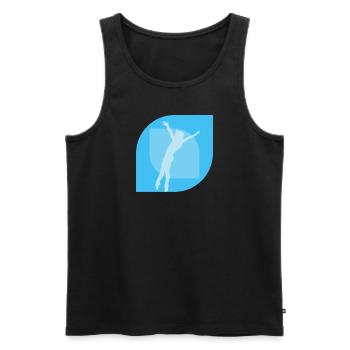 Gymnastics Training Gymnastics Trainer Gymnastics - Men's Premium Organic Tank Top - black - Front - Michal (187cm)