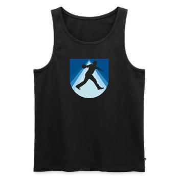Bowling Bowlingkegel Bowlen - Männer Premium Bio Tank Top - Schwarz - Vorne - Michal (187cm)