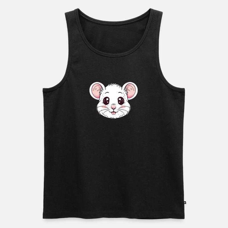 Mouse Mouse - Men's Premium Organic Tank Top - black