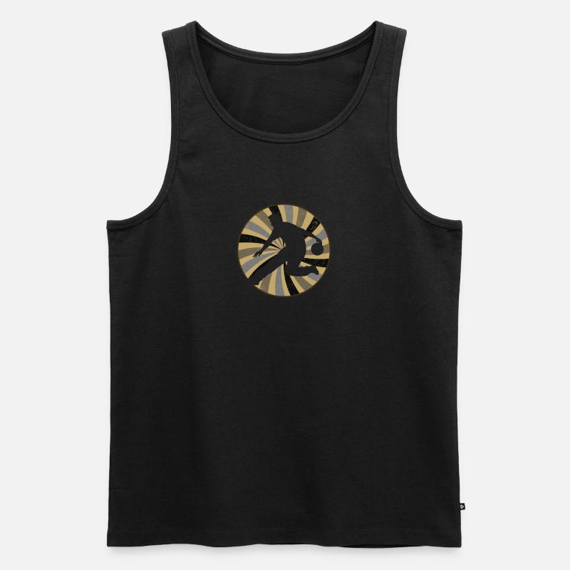 Bowling Bowlingkugel - Männer Premium Bio Tank Top - Schwarz