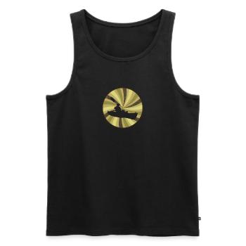 Kajakfahren Rafting - Männer Premium Bio Tank Top - Schwarz - Vorne - Michal (187cm)