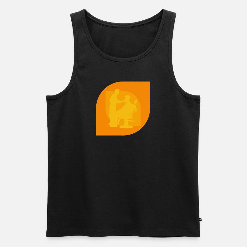 Frosch Lurch - Männer Premium Bio Tank Top - Schwarz