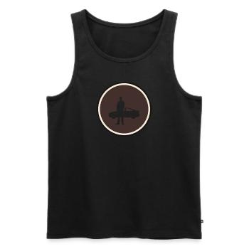 Car Seller Vehicle Turbo - Men's Premium Organic Tank Top - black - Front - Michal (187cm)