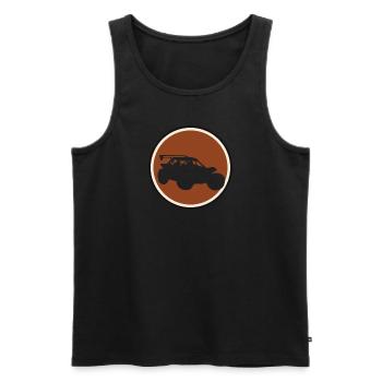 Autocross Motorsport Drivers - Men's Premium Organic Tank Top - black - Front - Michal (187cm)