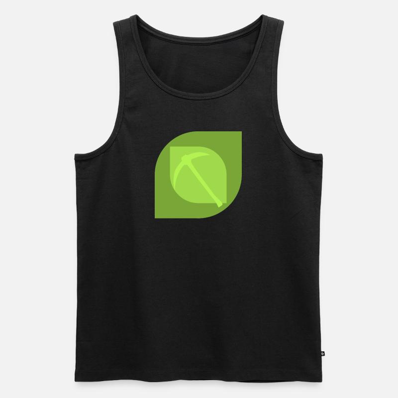 Bergbau Minenarbeiter - Männer Premium Bio Tank Top - Schwarz