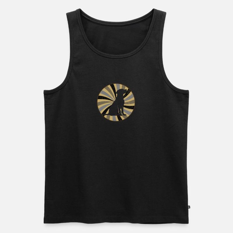 Hundetraining Hundeschule - Männer Premium Bio Tank Top - Schwarz