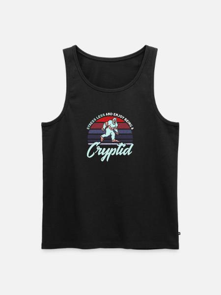 Cryptozoology Kryptoide Monster Nerd Gift - Men's Premium Organic Tank Top - black