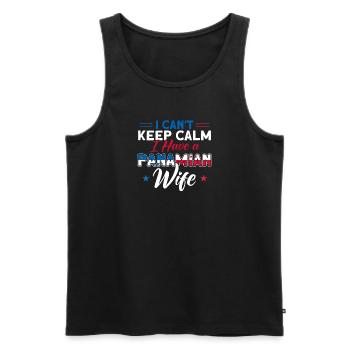 Panamische Flagge Panamische Wurzeln Geschenk - Männer Premium Bio Tank Top - Schwarz - Vorne - AI Model Male 178 light (178cm)