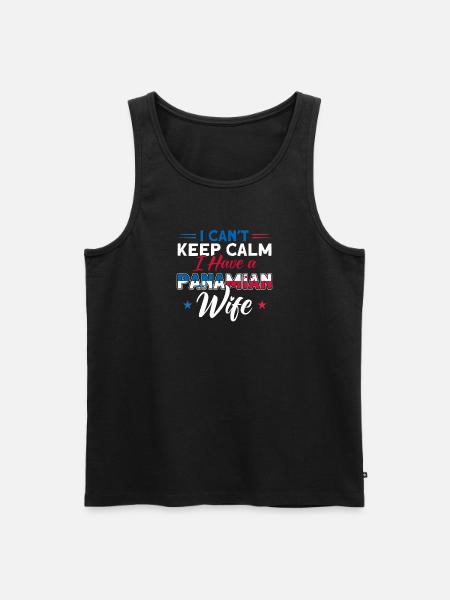 Panamanian Flag Panamanian Roots gift - Men's Premium Organic Tank Top - black