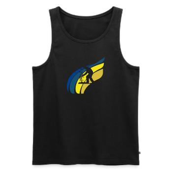 Gardening Gardener Garden - Men's Premium Organic Tank Top - black - Front - AI Model Male 178 light (178cm)