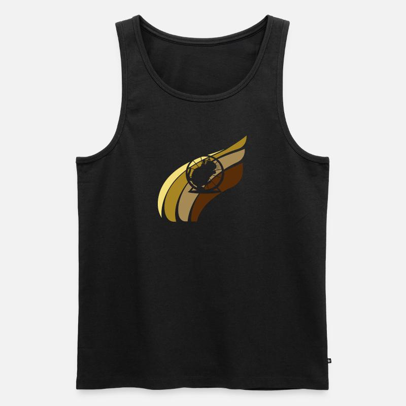 Maus Hamster Tierchen - Männer Premium Bio Tank Top - Schwarz