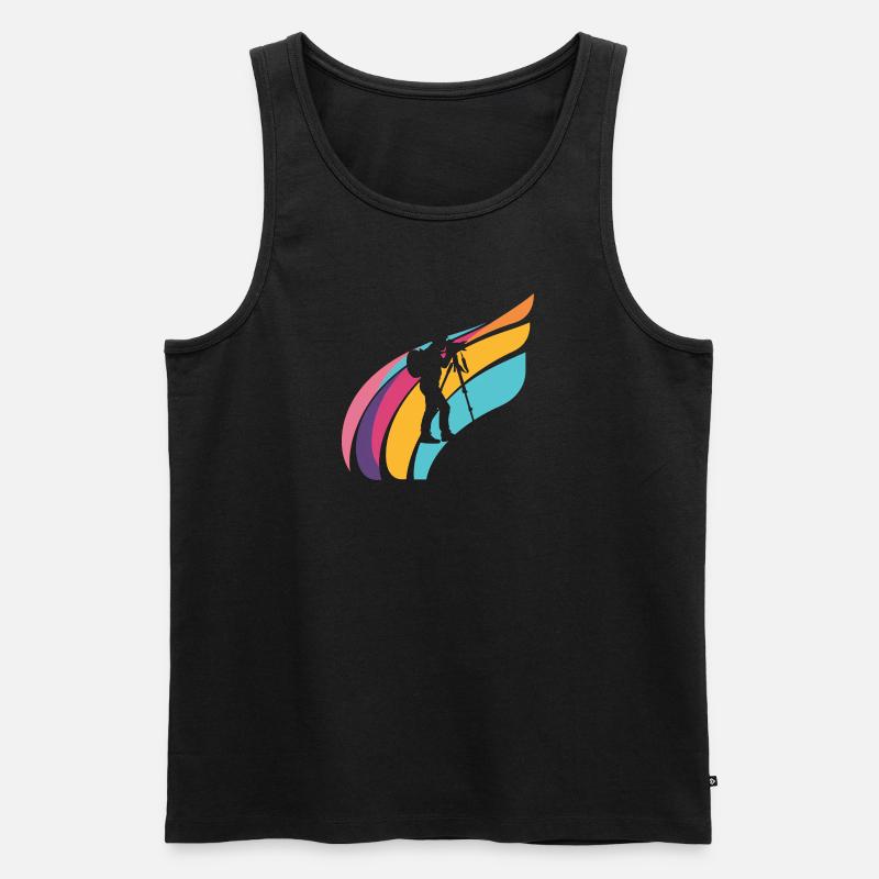 Fotograf Objektiv Digitalkamera - Männer Premium Bio Tank Top - Schwarz