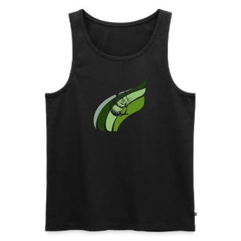Rodent Hamster - Men's Premium Organic Tank Top - black - Front - AI Model Male 178 light (178cm)