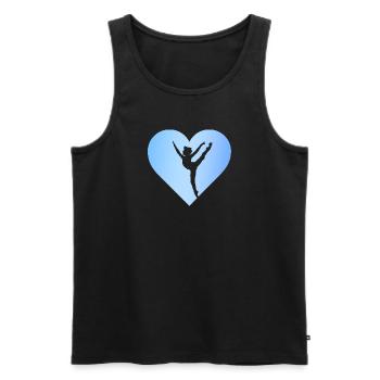 Gymnastics Training Gymnastics Trainer - Men's Premium Organic Tank Top - black - Front - Michal (187cm)