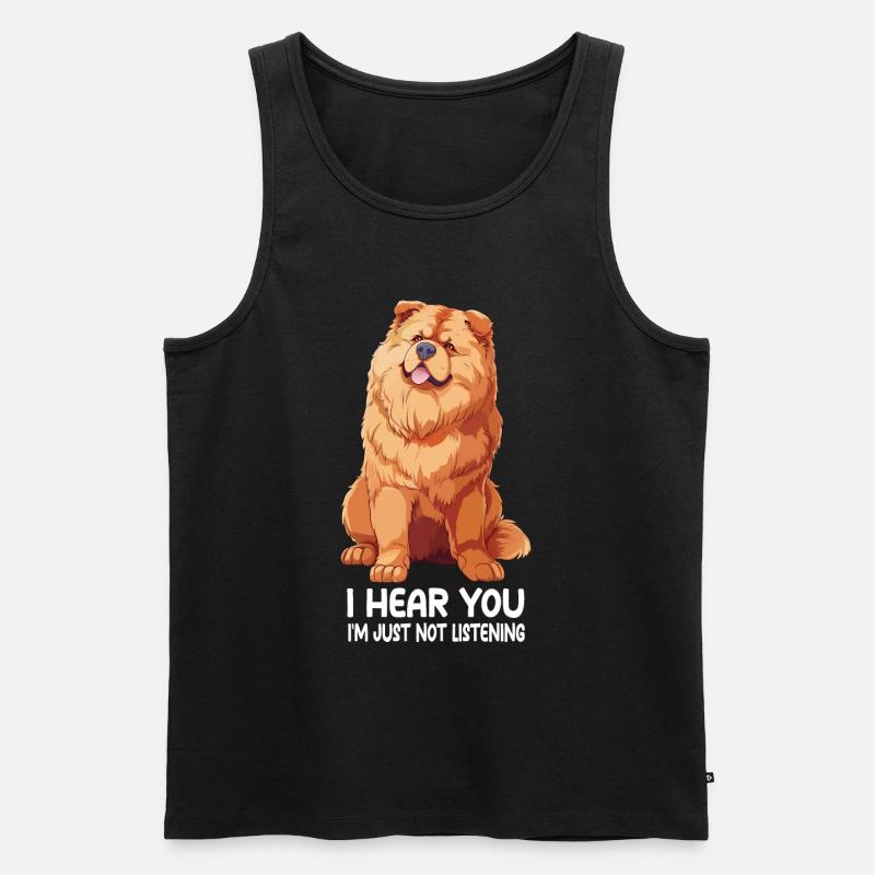 Chowchow - Männer Premium Bio Tank Top - Schwarz