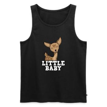 BAMBI BABY par The Manzanita´s - Débardeur bio Premium Homme - noir - Devant - AI Model Male 178 light (178cm)