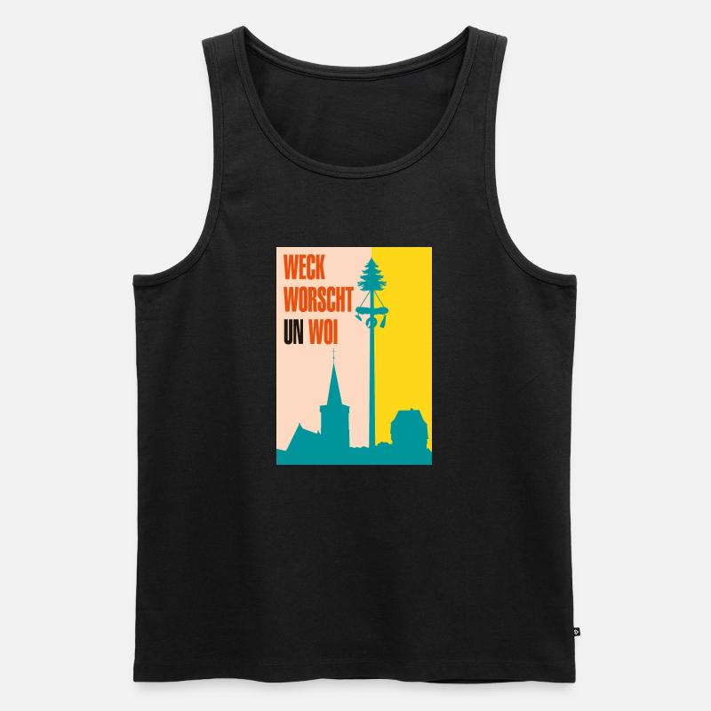 Die 3-faltigkeit der Kerb - Männer Premium Bio Tank Top - Schwarz