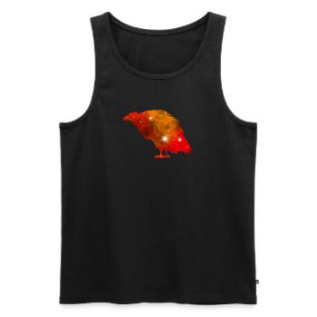 Galaxy Vulture - Männer Premium Bio Tank Top - Schwarz - Vorne - AI Model Male 178 light (178cm)