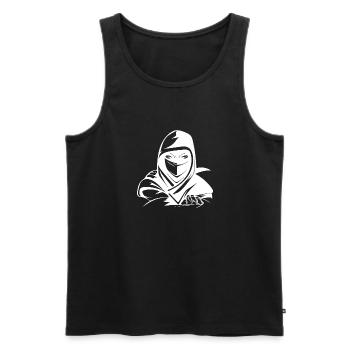 Kraftsport Freizeit Style Ninja Athlet Warrior - Männer Premium Bio Tank Top - Schwarz - Vorne - AI Model Male 178 light (178cm)