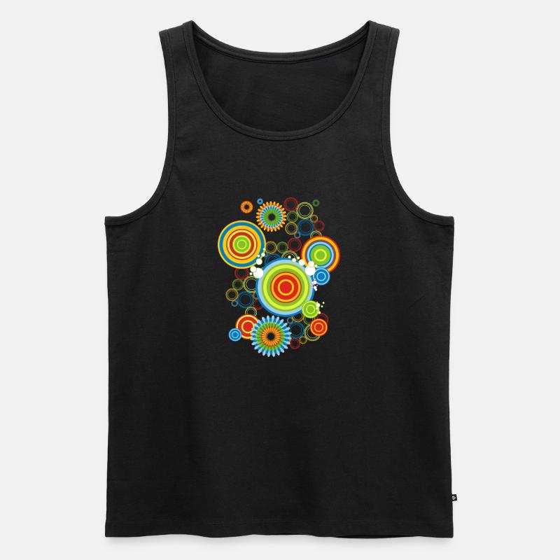 Disco 73 - Männer Premium Bio Tank Top - Schwarz