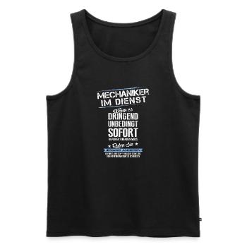 Mechaniker: Rufen Sie jemand Anderen! Geschenk - Männer Premium Bio Tank Top - Schwarz - Vorne - Michal (187cm)
