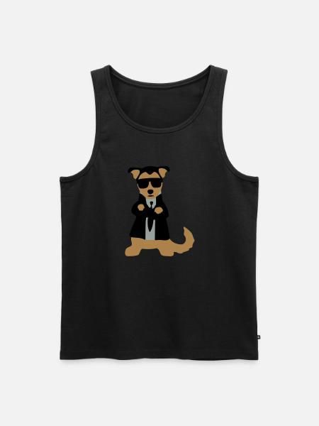 Bodyguard "Lumpi" - Men's Premium Organic Tank Top - black