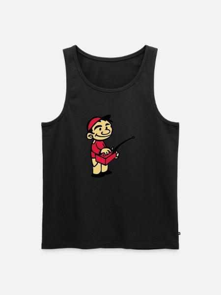 modell Kind mit Modellfunksteuerung - Männer Premium Bio Tank Top - Schwarz