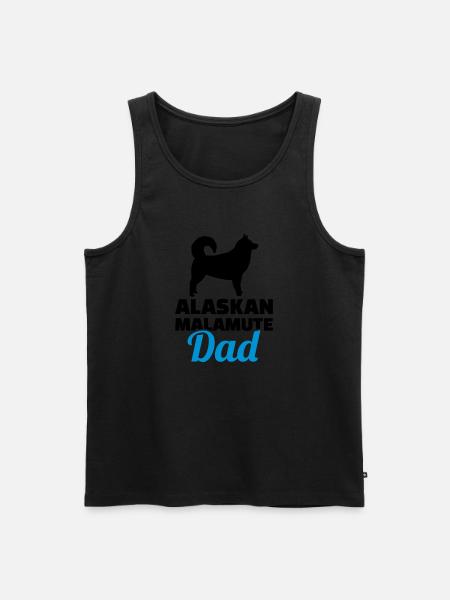 Alaskan Malamute - Men's Premium Organic Tank Top - black