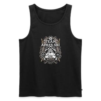 Ischgl Team Apres Ski - Männer Premium Bio Tank Top - Schwarz - Vorne - Michal (187cm)