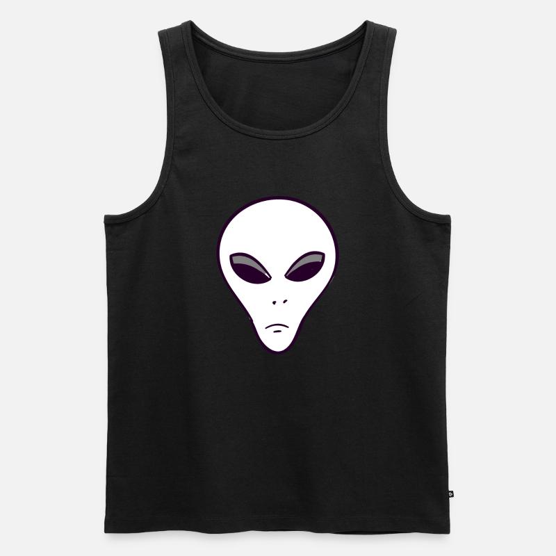 außerirdisch (Alien) - Männer Premium Bio Tank Top - Schwarz