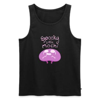Gruseliger kleiner Mochi - Männer Premium Bio Tank Top - Schwarz - Vorne - AI Model Male 178 light (178cm)